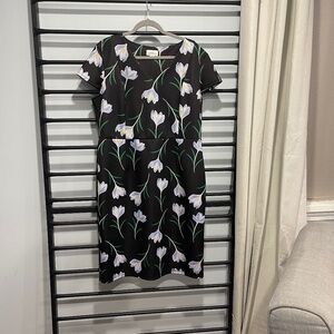 Black and floral dress